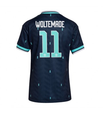 Tyskland Nick Woltemade #11 Replika Bortatröja Damer VM 2026 Kortärmad